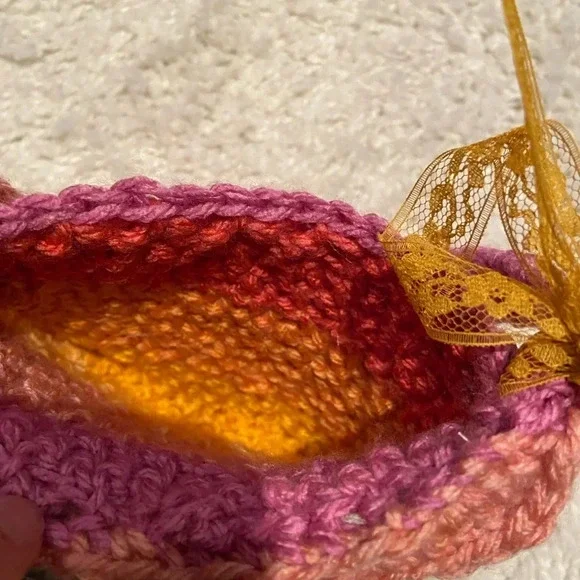 Handmade crochet cute small bag - Picture 3 of 5